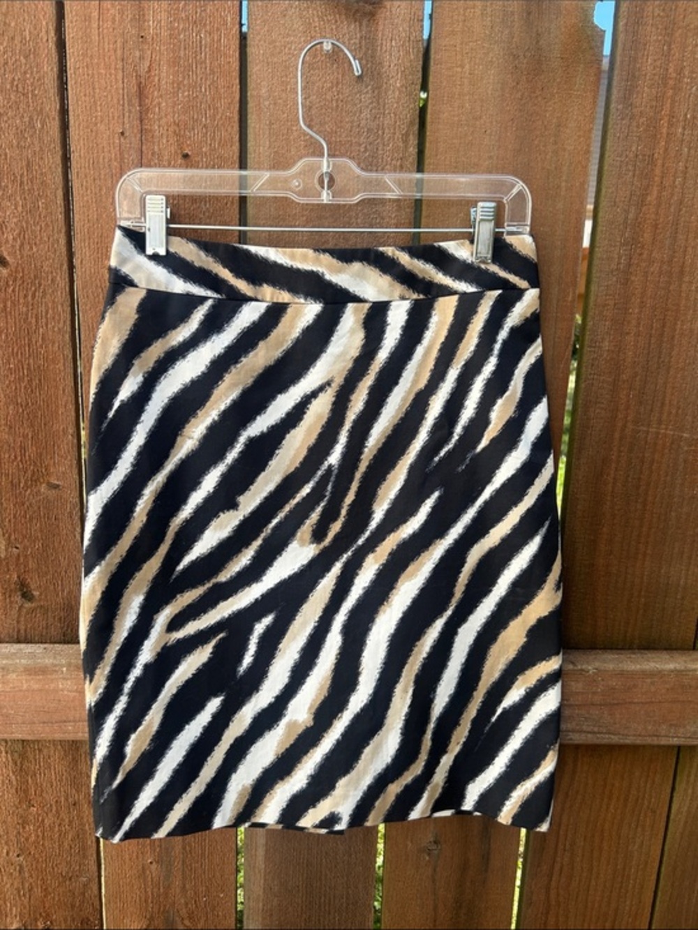 Talbots Animal Print Pencil Skirt